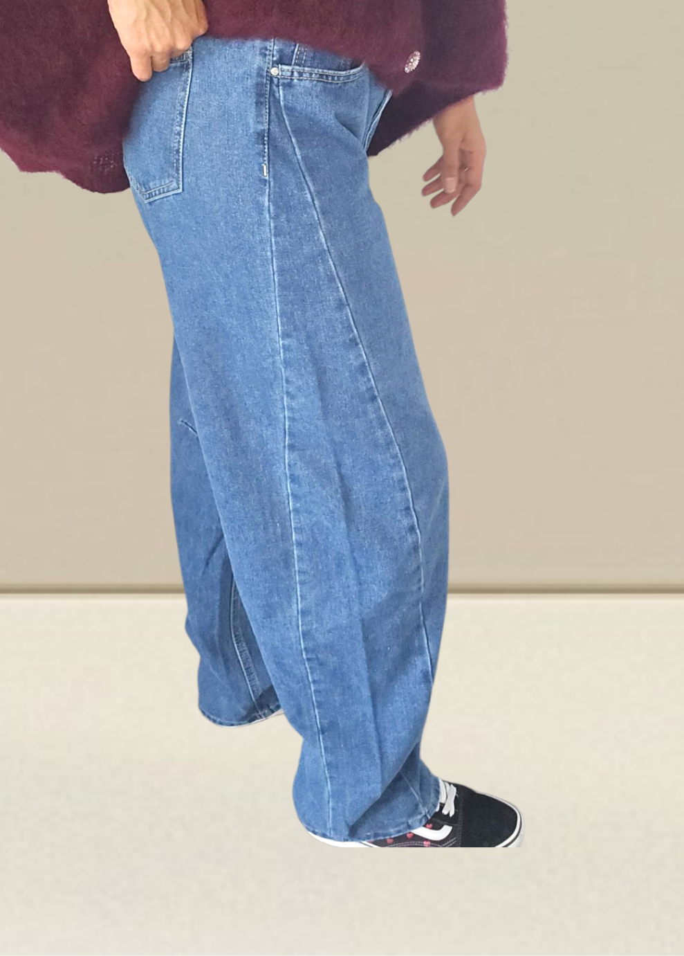 JEAN RETRO OVERSIZE - COUPE BALLON