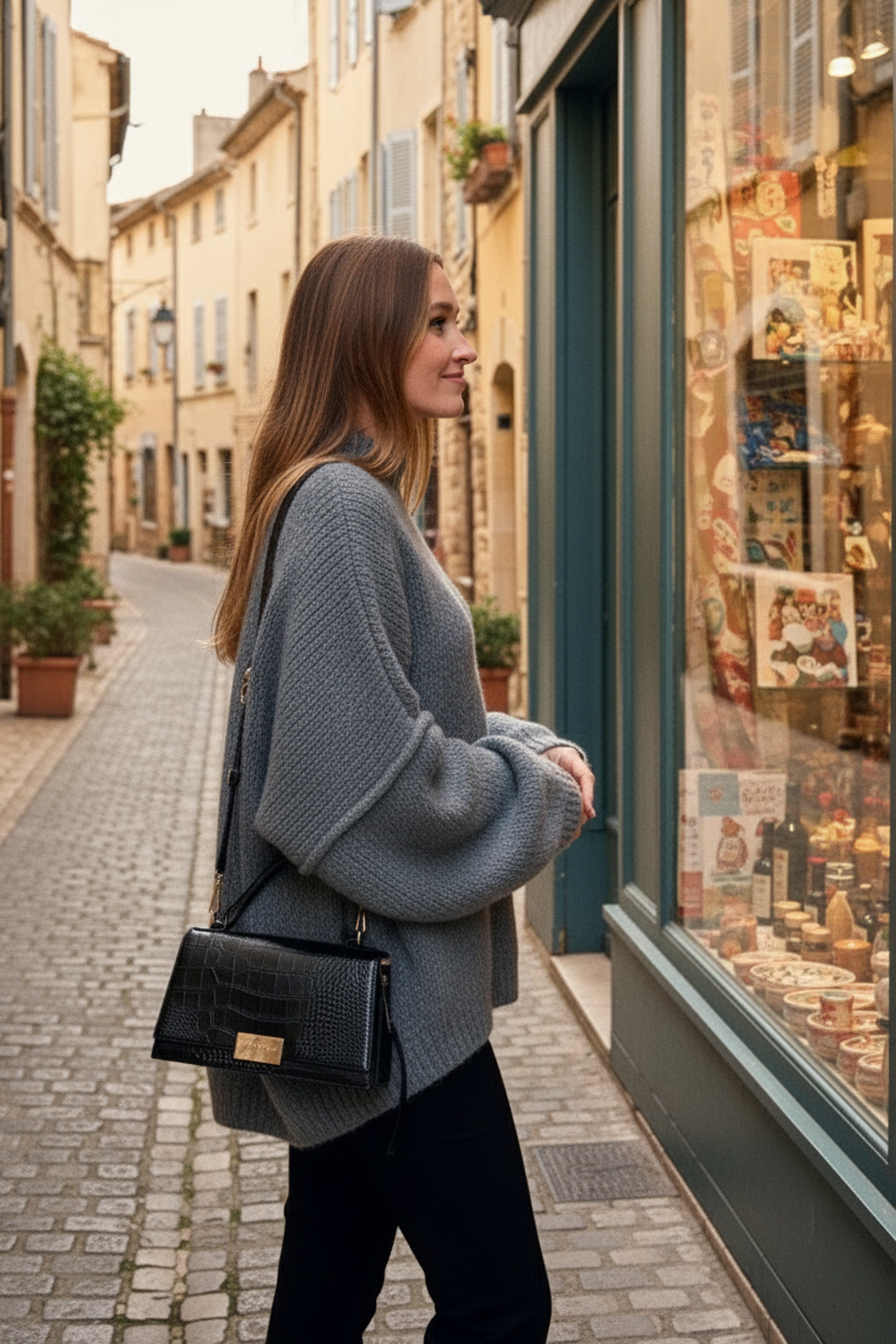 PULL À COL MONTANT - DOUCEUR OVERSIZE