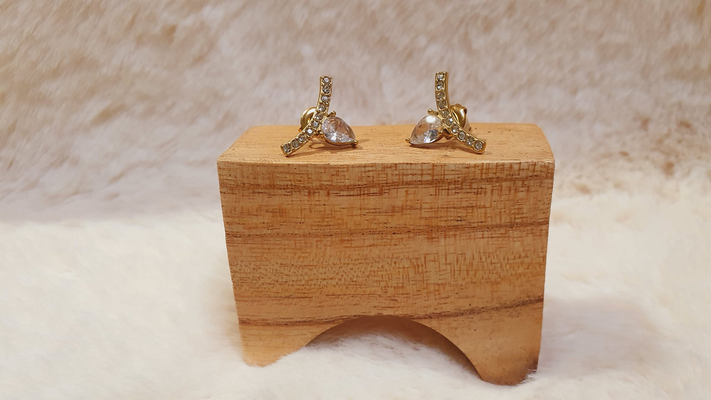 BOUCLES D'OREILLES DEMI-LUNE ÉLÉGANCE
