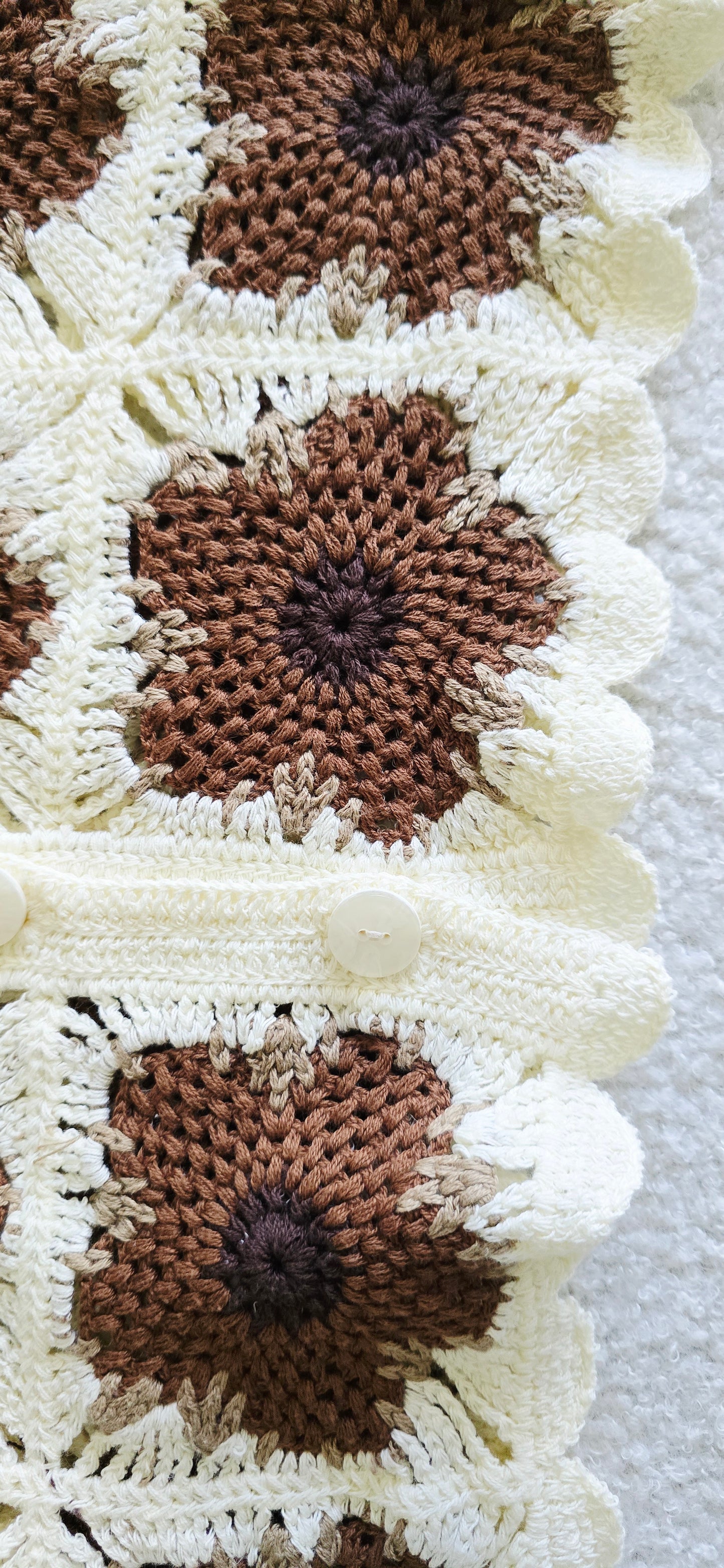 CARDIGAN CROCHET BOHÈME CHIC