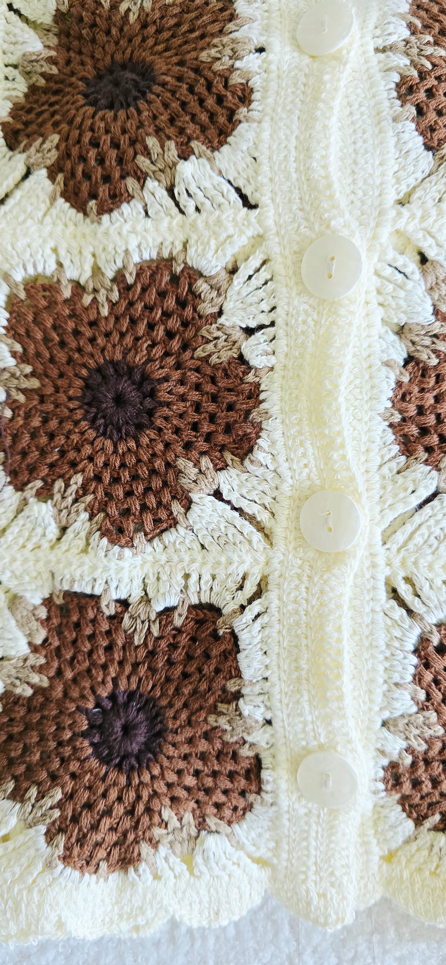 CARDIGAN CROCHET BOHÈME CHIC