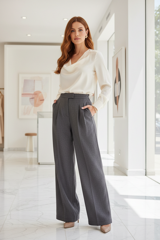 PANTALON CLASSIQUE ÉLÉGANT INTEMPORELLE