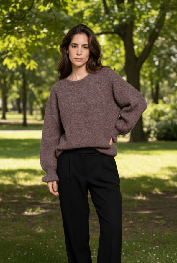 PULL À NŒUD - CHIC CONFORT