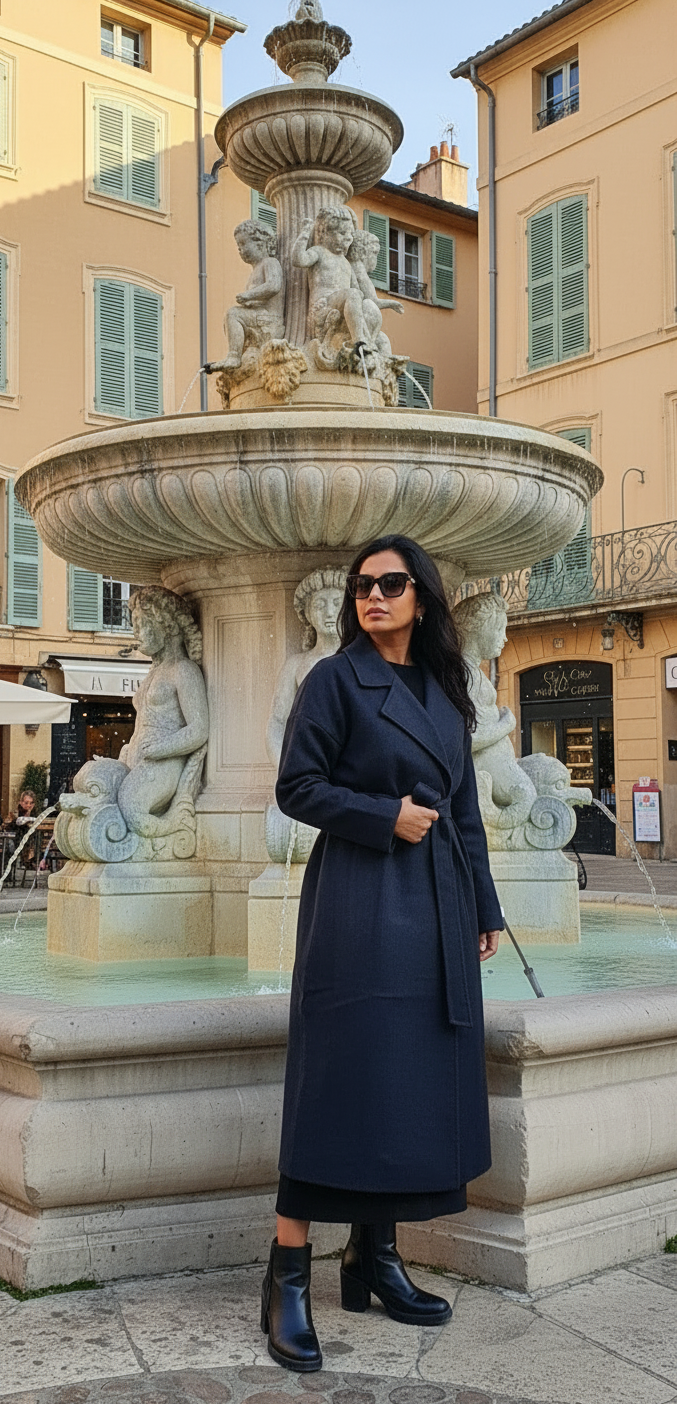 MANTEAU LONG ÉLÉGANCE LAINE