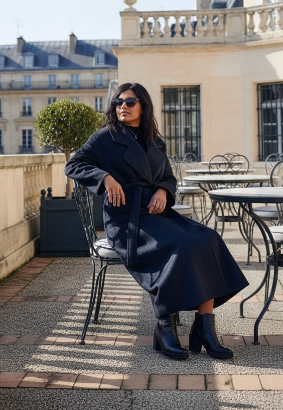 MANTEAU LONG ÉLÉGANCE LAINE