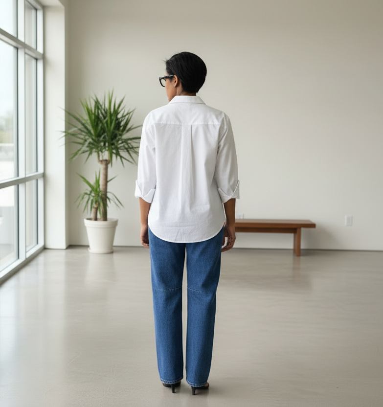 CHEMISE BLANCHE CLASSIQUE ET MODERNE