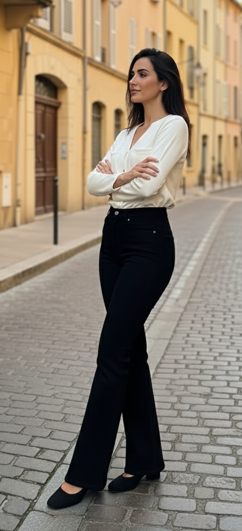 JEAN TAILLE HAUTE INTEMPOREL