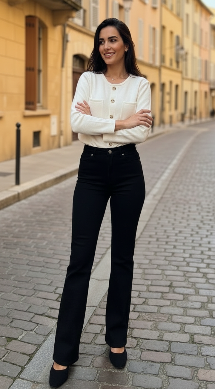 JEAN TAILLE HAUTE INTEMPOREL