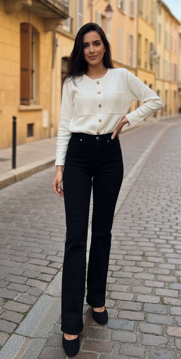 JEAN TAILLE HAUTE INTEMPOREL